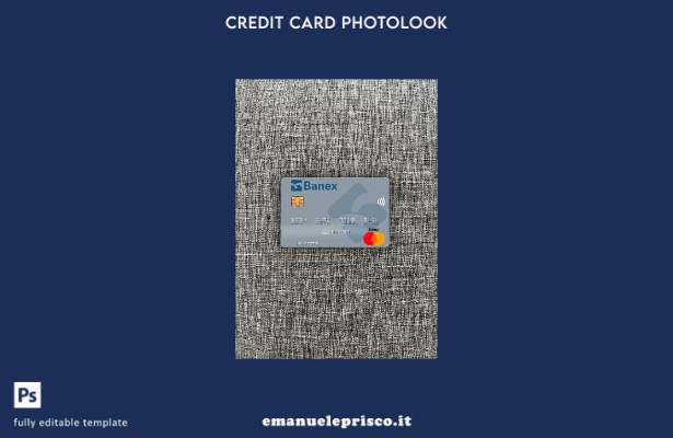modello frontale photolook mastercard Perù Banco Banex stile verificato